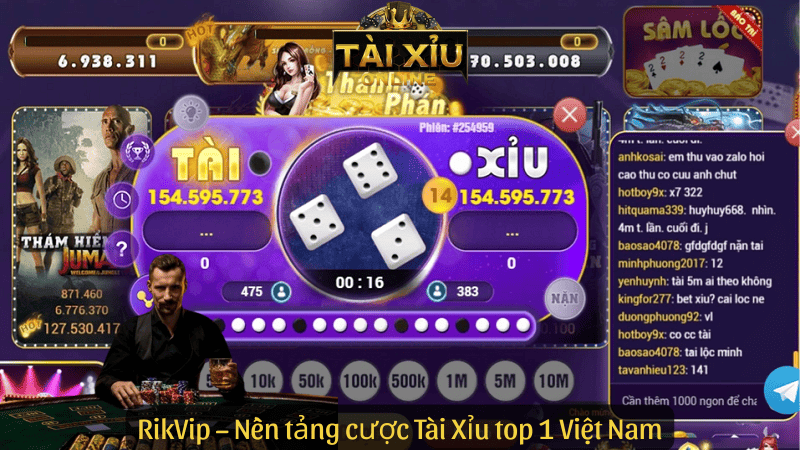 RikVip – Nền tảng cược Tài Xỉu top 1 Việt Nam